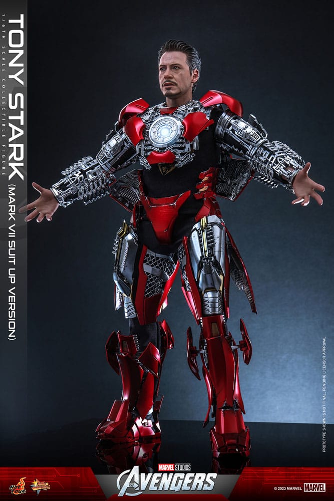  Marvel: The Avengers- Tony Stark Mark VII Suit-Up Version 1:6 Scale Figure
