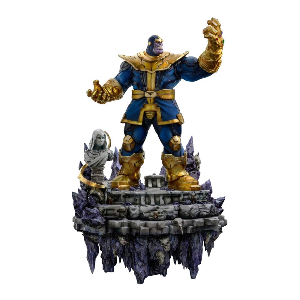 Marvel Deluxe BDS Art Scale Statue 1/10 Thanos Infinity Gaunlet Diorama