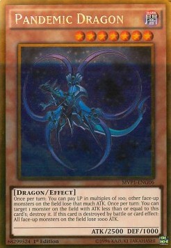 Single Yu-Gi-Oh! Pandemic Dragon (V.2 - Gold Rare) (MVP1-ENG06) - English
