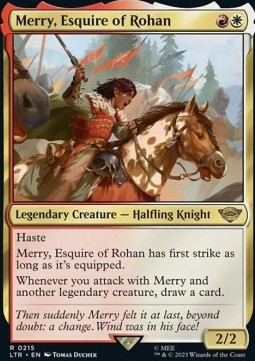 Single Magic The Gathering Merry, Esquire of Rohan (LTR-215) - English