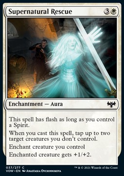 Single Magic The Gathering Supernatural Rescue (VOW-037) - English
