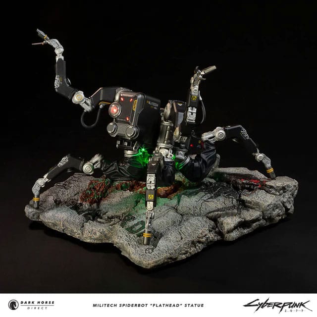 Cyberpunk 2077 Statue Militech Spiderbot 