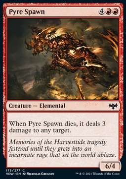 Single Magic The Gathering Pyre Spawn (VOW-173) - English