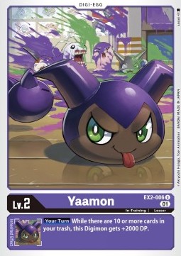 Single Digimon Yaamon (EX2-006) (V.1) - English