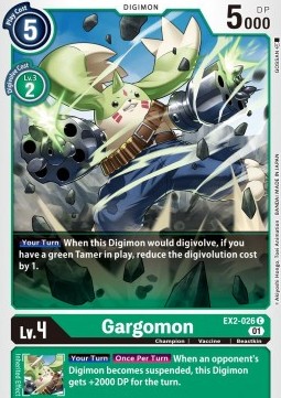 Single Digimon Gargomon (EX2-026) - English