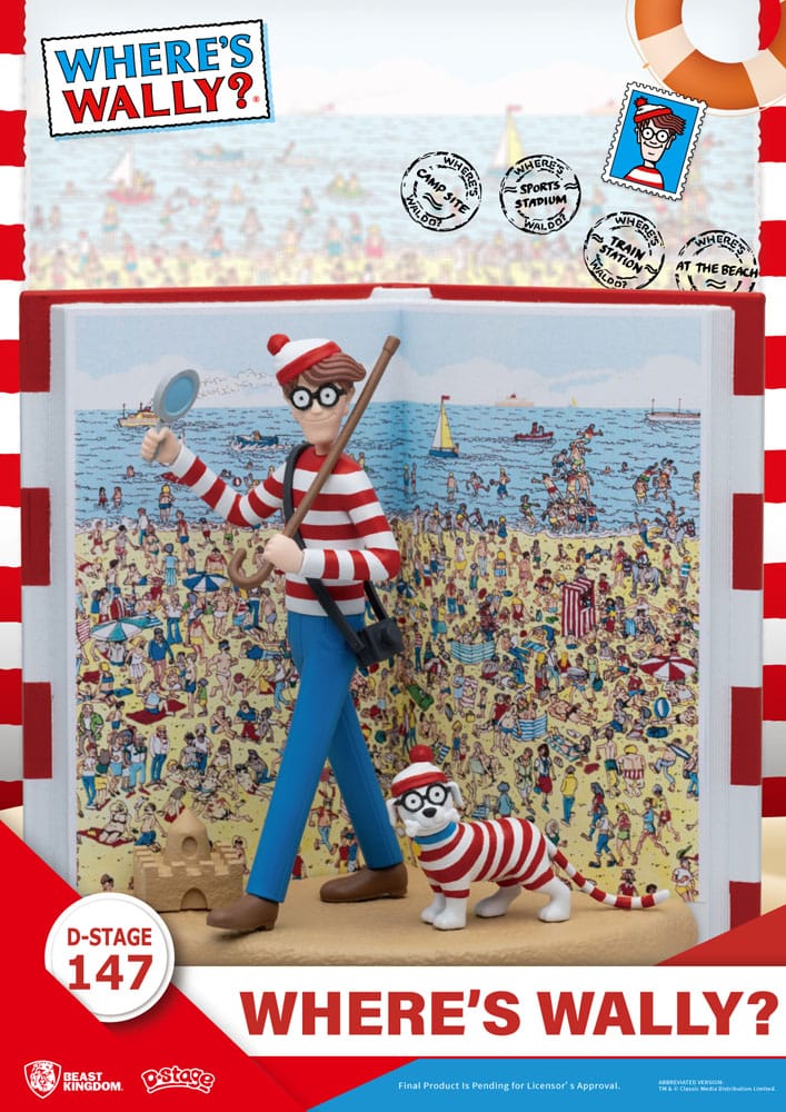 Where's Wally D-Stage PVC Diorama Where's Wally 13 cm