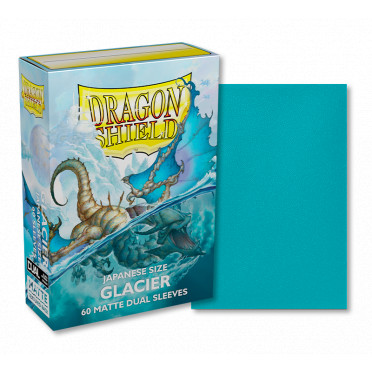 Dragon Shield Japanese size Matte Dual Sleeves - Glacier Miniom (60 Sleeves