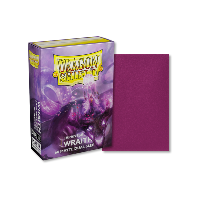 Dragon Shield Japanese size Dual Matte Sleeves - Wraith (60 Sleeves)