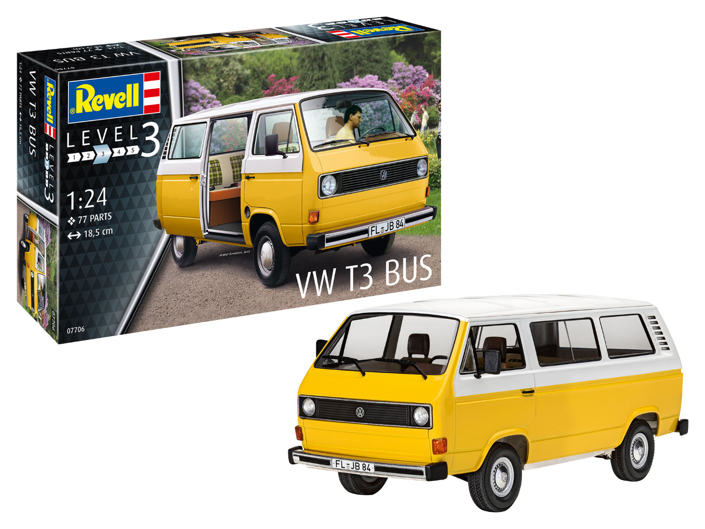 Revell Model Kit  VW T3 Bus Scale 1:24