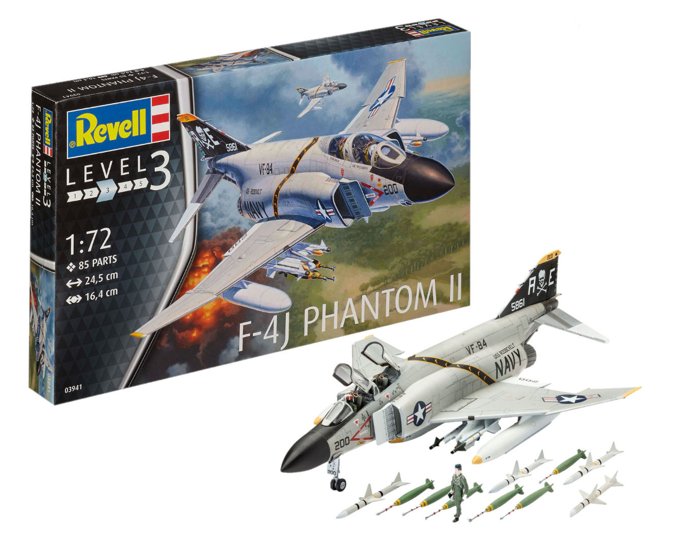 Revell Model Kit F-4J Phantom II Scale 1:72