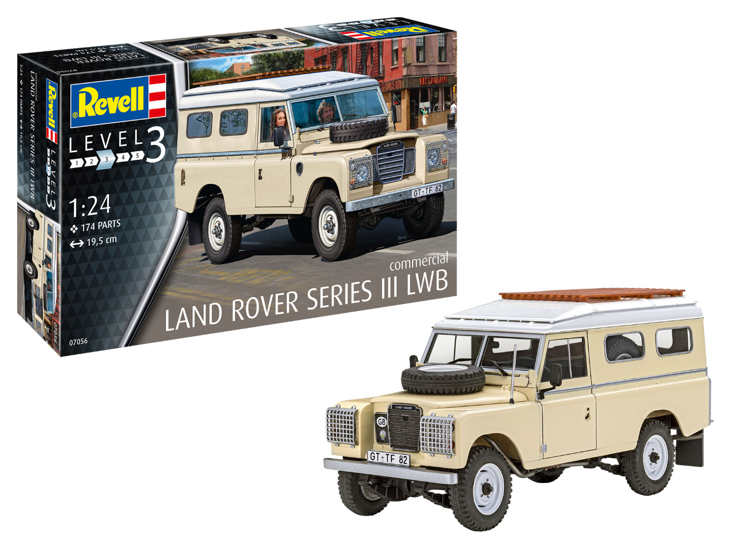 Revell Model Kit  Land Rover Series III LWB (Commercial) Scale 1:24