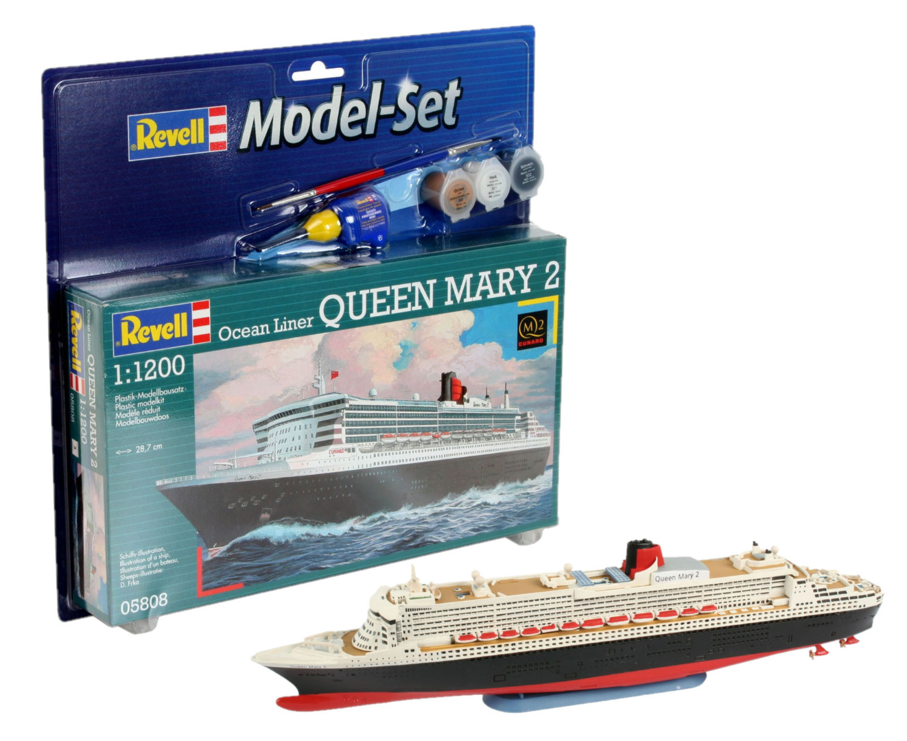 Revell Model Set Queen Mary 2 Scale 1:1200