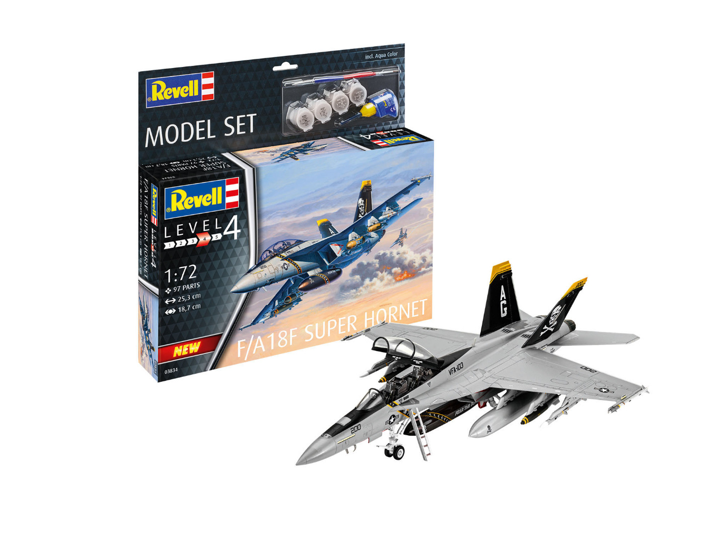 Revell Model Set F/A-18F Super Hornet Scale 1:72