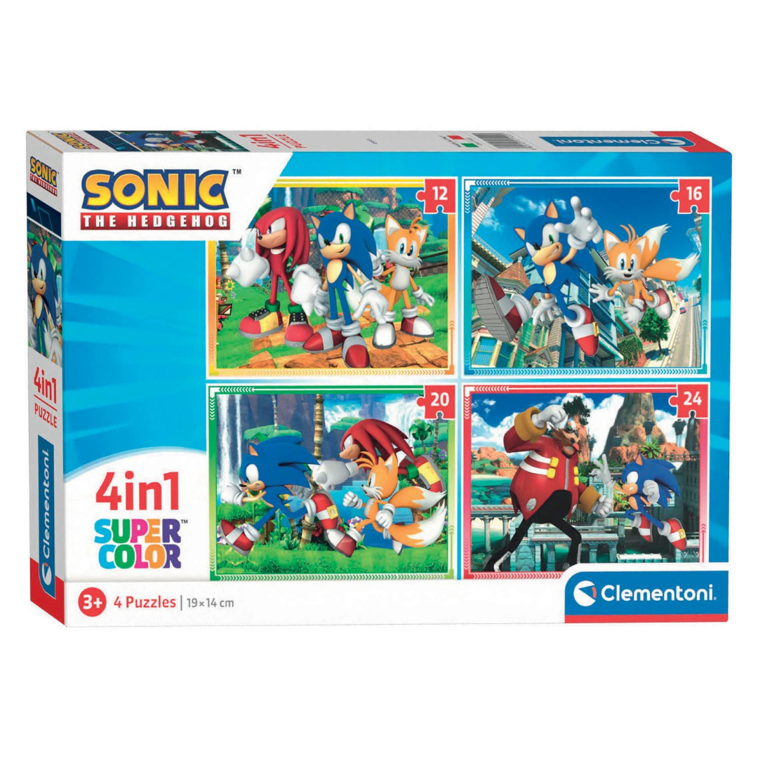 Clementoni Puzzle Sonic 4 in 1 (4 puzzles)