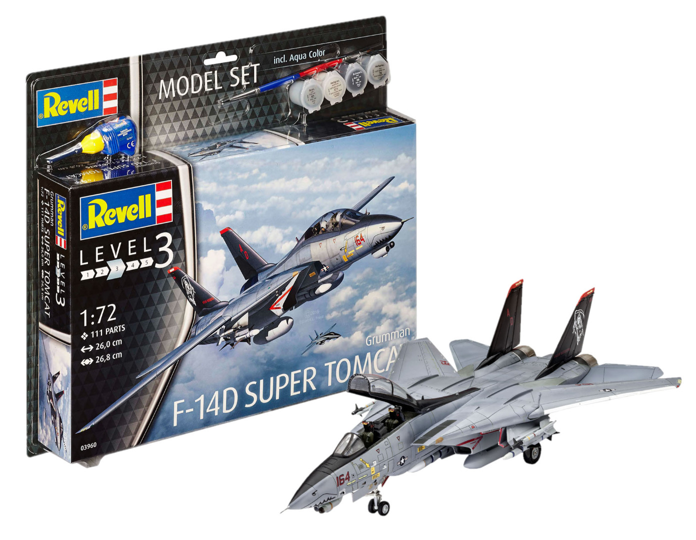 Revell Model Set  Model Set F-14D Super Tomcat Scale 1:72