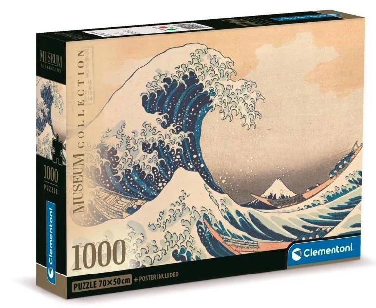 Clementoni Puzzle Hokusai A Grande Onda (1000 peças)
