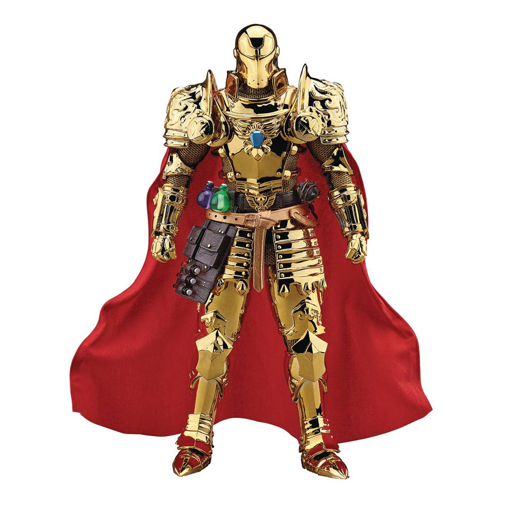 Marvel Dynamic 8ction Heroes AF 1/9 Medieval Knight Iron Man Gold Version