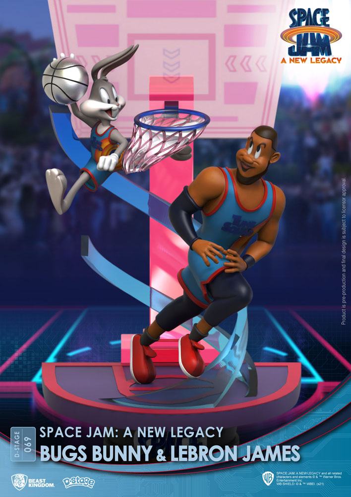 Space Jam: A New Legacy D-Stage PVC Diorama Bugs & Lebron James New Version