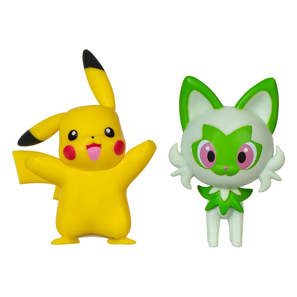 Pokémon Gen IX Battle Figure Pack Mini Figure 2-Pack Pikachu & Sprigatito 5