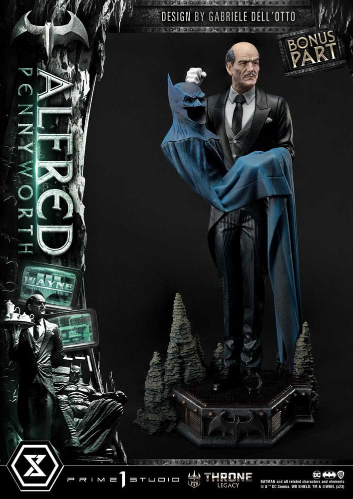 DC Comics Throne Statue Alfred Pennyworth (Batman Comics) Bonus Version 