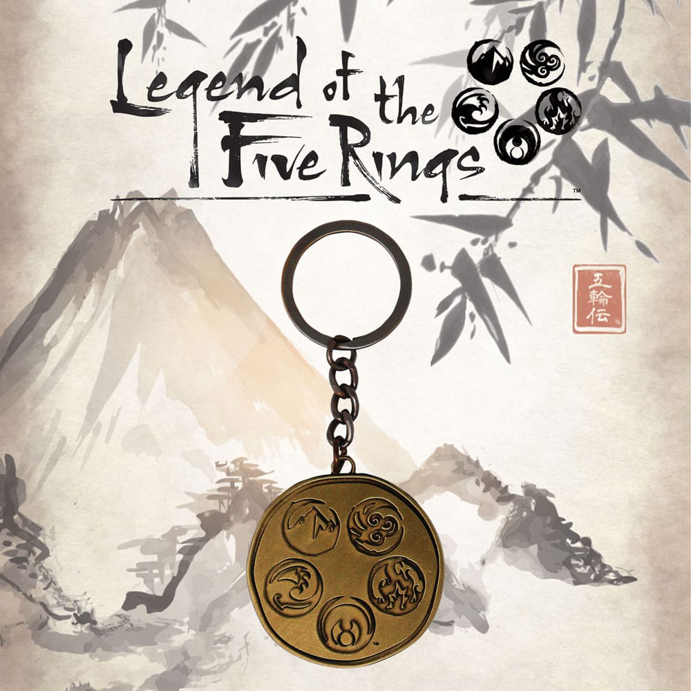 Legend of the Five Rings Keychain Elemental Forces