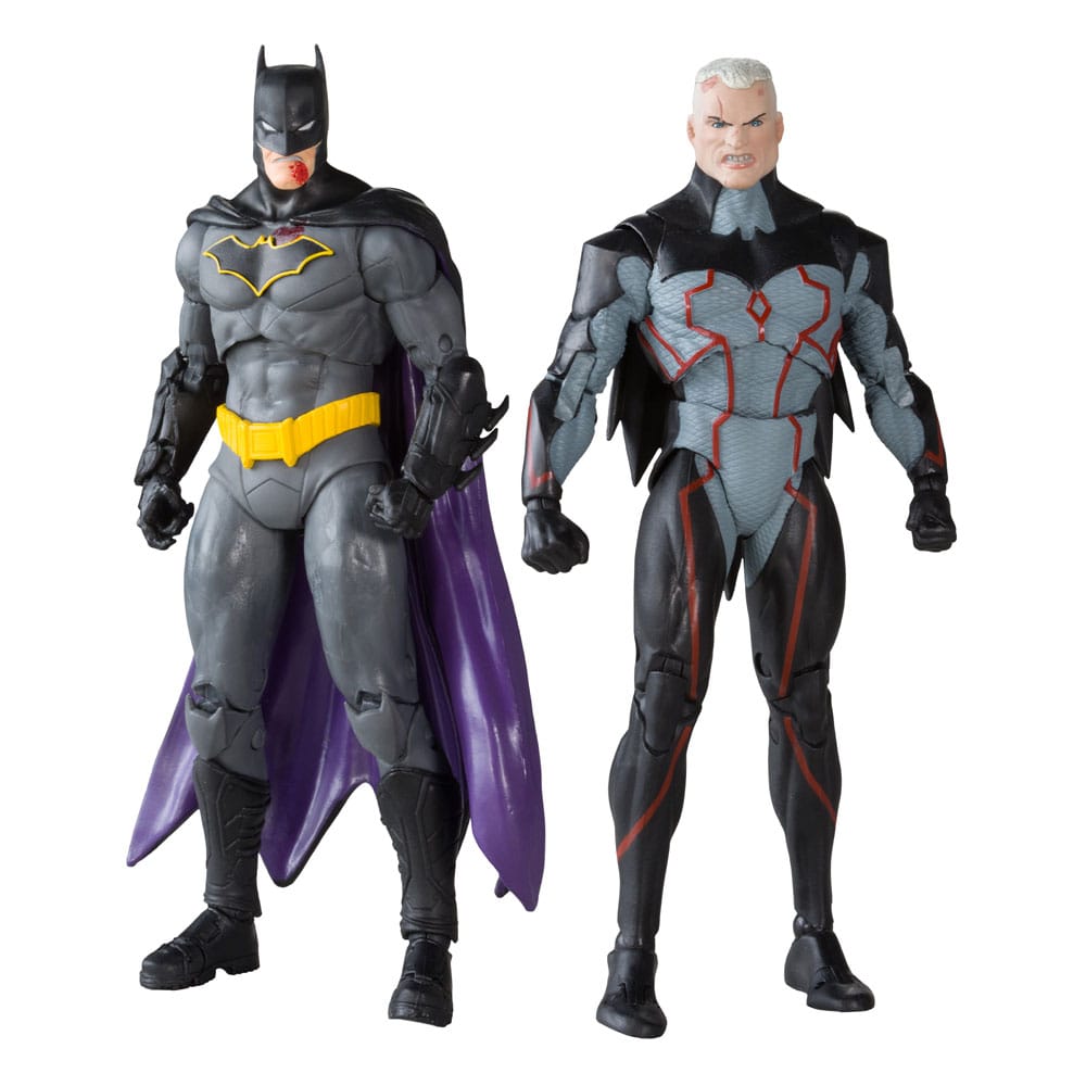DC Collector Action Figures Pack of 2 Omega (Unmasked) & Batman (Bloody)