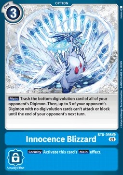 Single Digimon Innocence Blizzard (BT8-098) - English