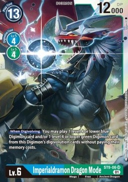 Single Digimon Imperialdramon Dragon Mode (ST9-06) Foil - English