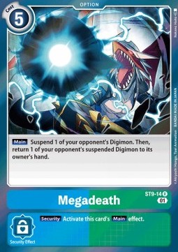 Single Digimon Megadeath (ST9-14) Foil - English