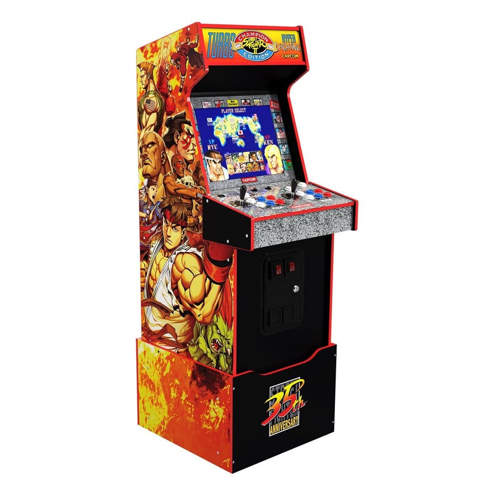 Arcade1Up Arcade Video Game Street Fighter II / Capcom Legacy Yoga Flame