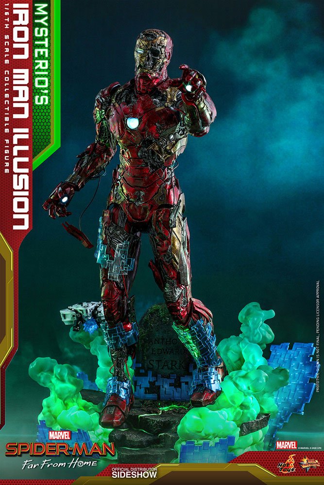 Spider-Man: Far From Home MMS PVC AF 1/6 Mysterio's Iron Man Illusion 32 cm