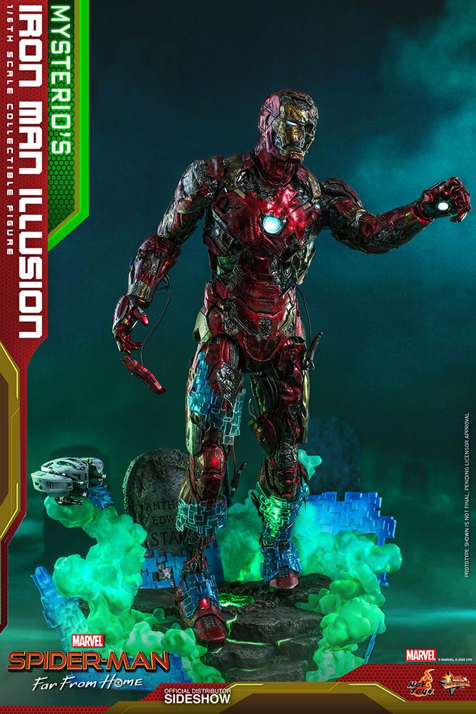 Spider-Man: Far From Home MMS PVC AF 1/6 Mysterio's Iron Man Illusion 32 cm