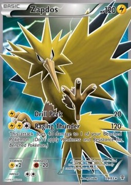 Single Pokémon Zapdos (GEN 29) Holo - English