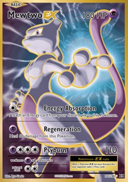 Single Pokémon Mewtwo EX (EVO 103) Holo - English