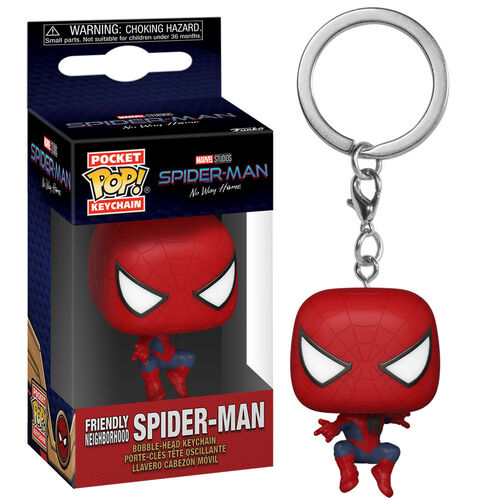 Funko POP! Keychain: Spider-Man:NWH S3 - Leaping Spider-Man 2