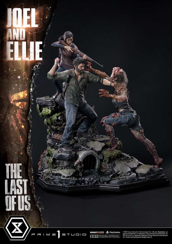 The Last of Us Part I Ultimate Premium Statue 1/4 Joel & Ellie 73 cm