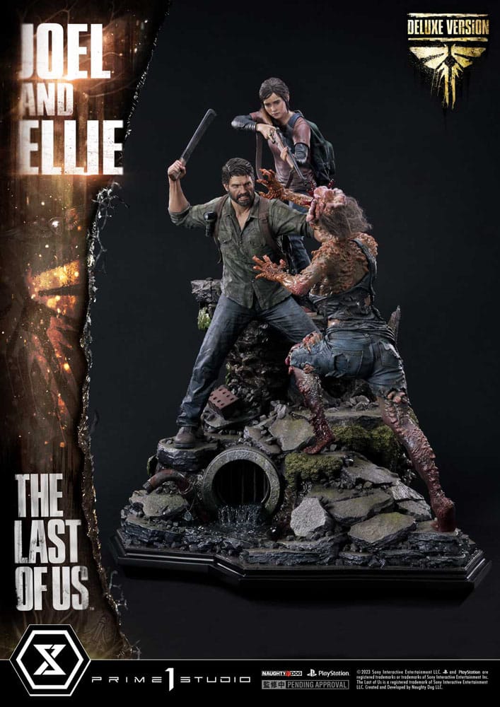 The Last of Us Part I Ultimate Premium Statue Joel & Ellie Deluxe Bonus Ver