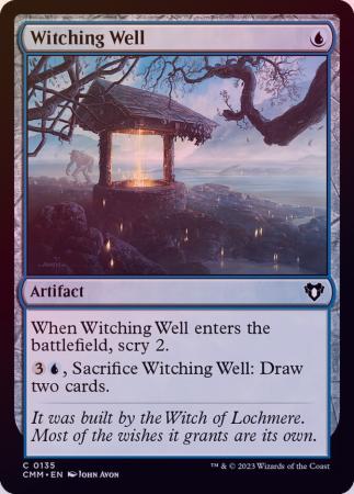 Single Magic The Gathering Witching Well (CMM-135) Foil - English