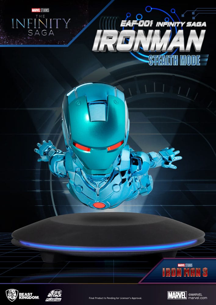 Marvel Mini Egg Attack Figures The Infinity Saga Ironman Stealth Mode 16 cm