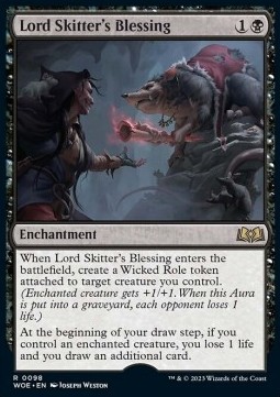 Single Magic the Gathering Lord Skitter's Blessing (WOE-098) - English