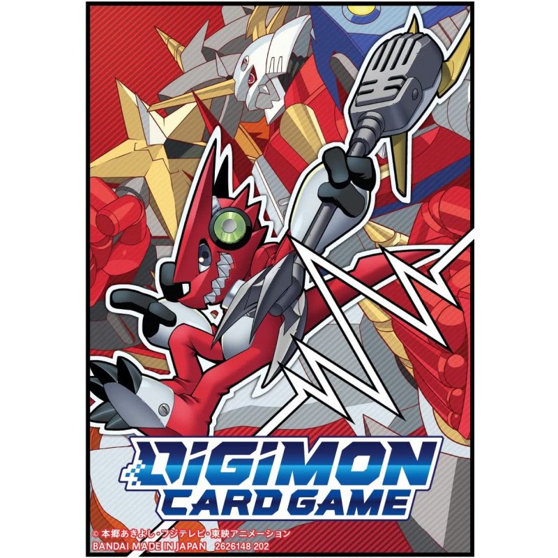 Digimon Card Game - Official 2022 Sleeves Shoutmon (60 Sleeves)