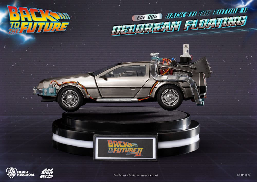 Back to the Future Floating Statue Back to the Future II DeLorean Standard