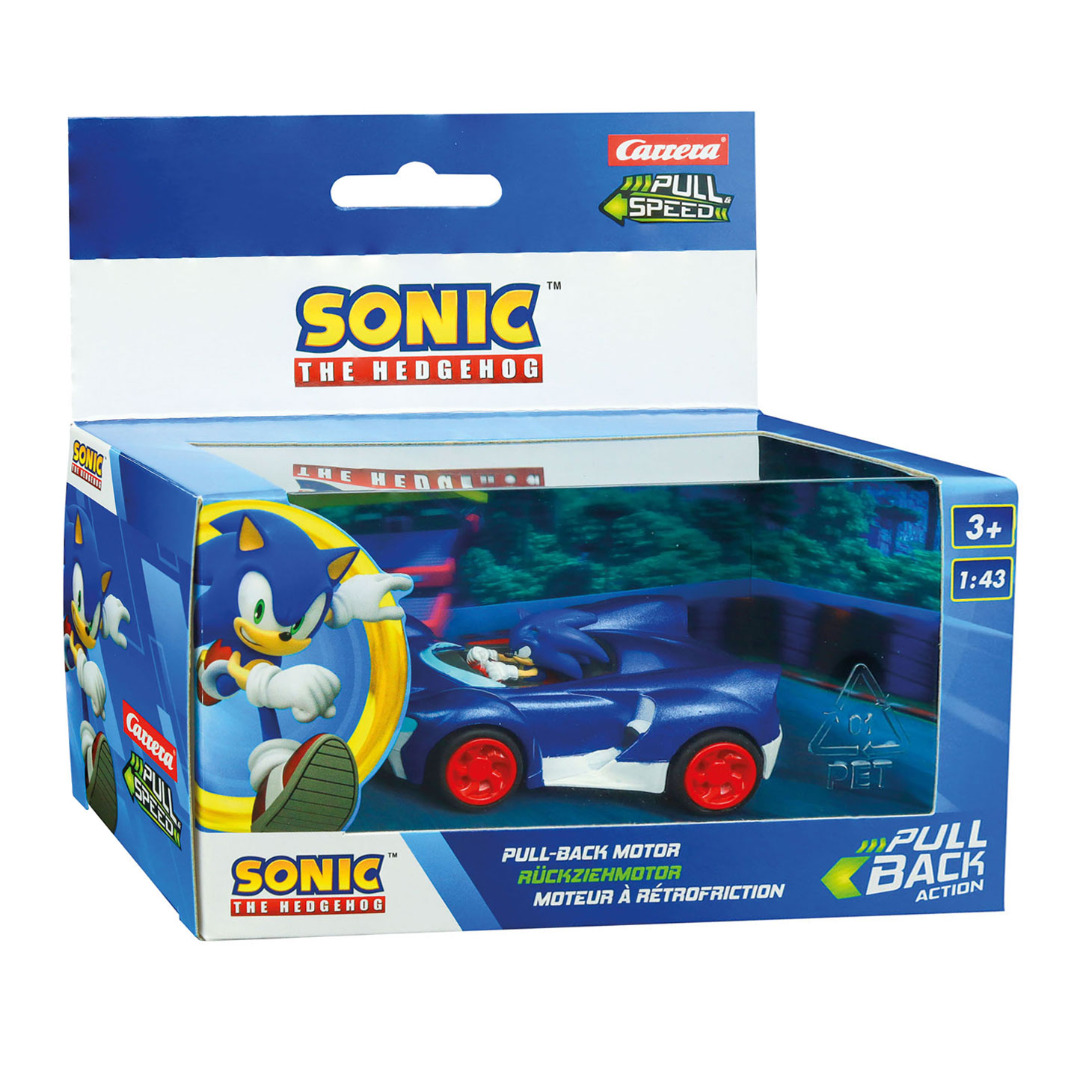 Carrera Pull & Speed Sonic Racing Sonic 1/43
