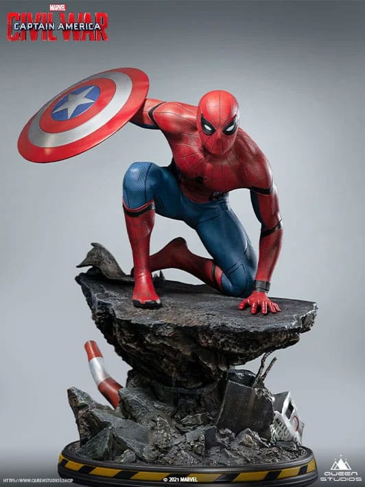 Captain America Civil War 1/4 Statue Spider-Man Premium Version 40 cm