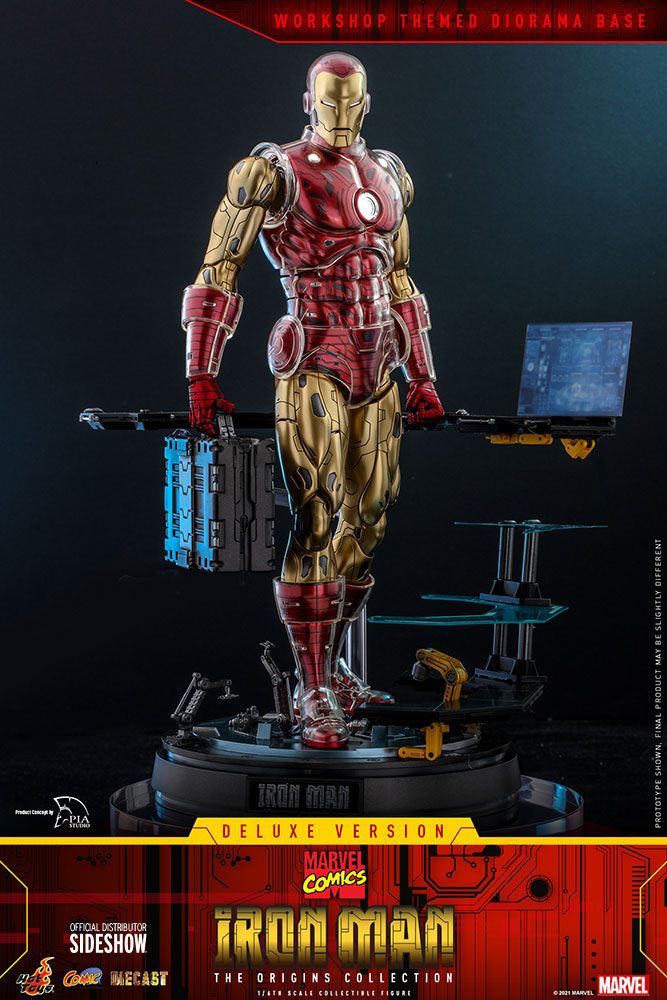Marvel The Origins Collection Comic Masterpiece AF 1/6 Iron Man DX Version