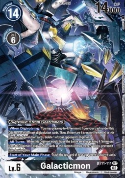 Single Digimon Galacticmon (BT11-111) (V.2) Foil - English