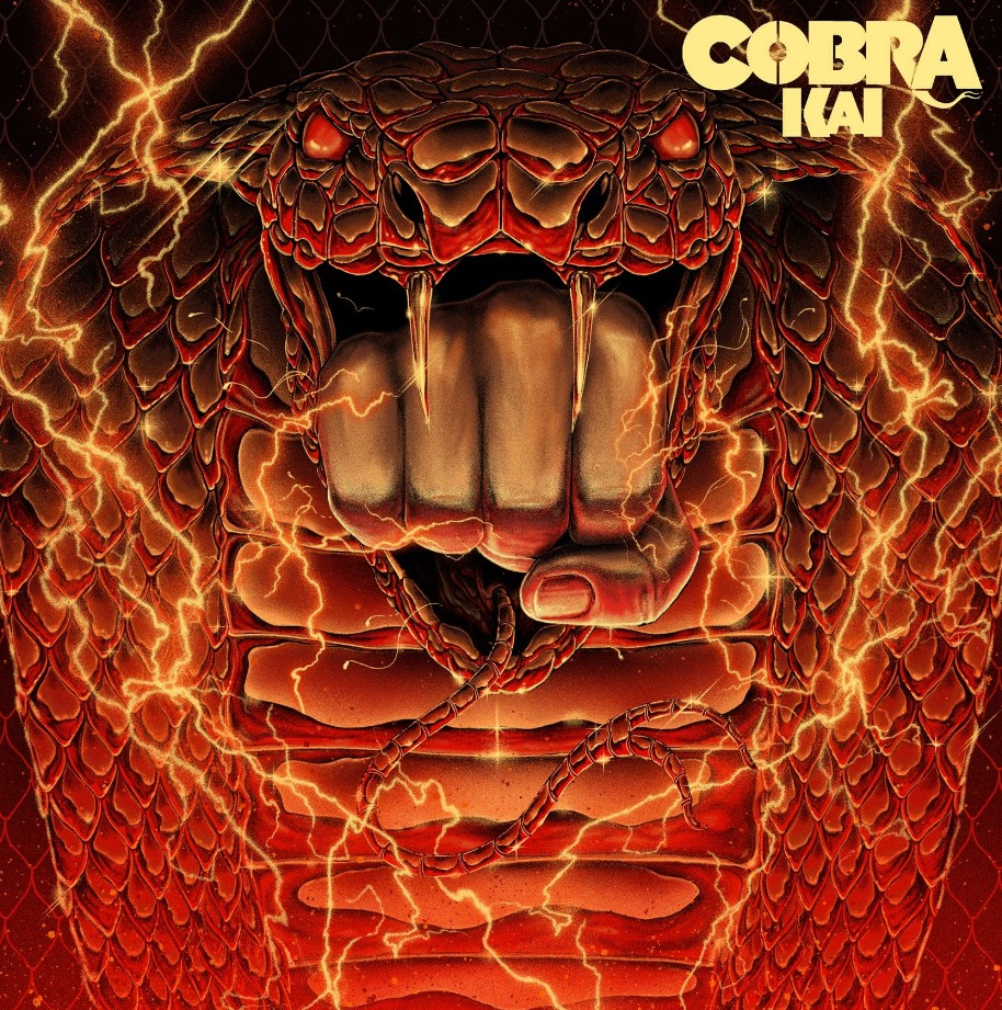 Cobra Kai: Soundtrack 3XLP Retail Exclusive Red, White, & Blue Vinyl 