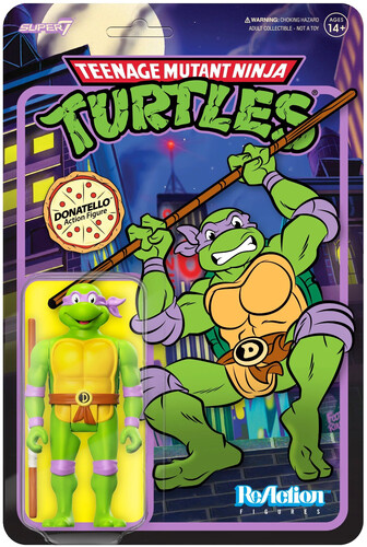 Teenage Mutant Ninja Turtles ReAction Action Figure Donatello 10 cm