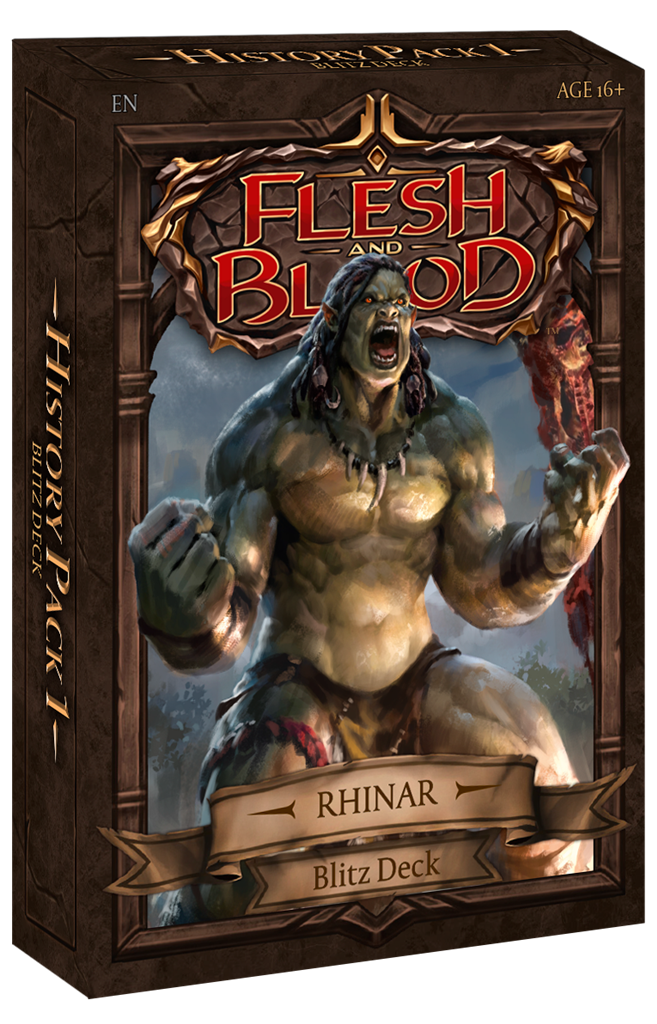 Flesh & Blood TCG - History Pack 1 Blitz Deck Rhinar (English)
