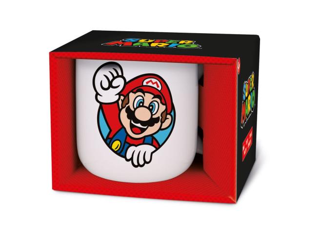 Super Mario Ceramic Breakfast Mug in Gift Box (400ml)